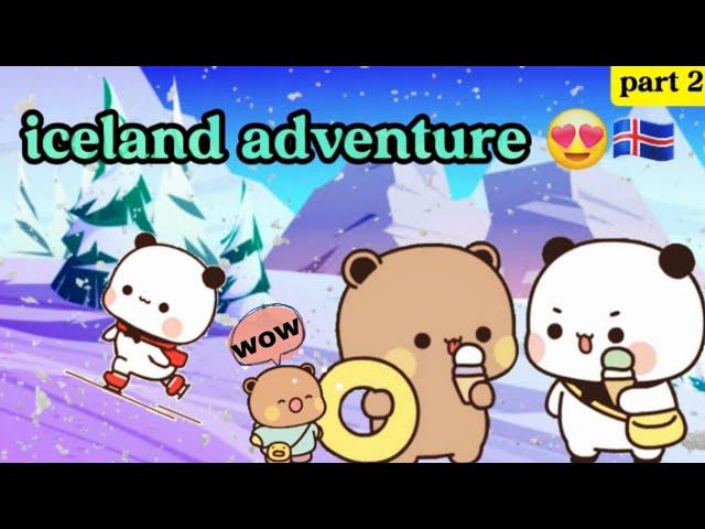 Ruby’s Iceland Adventure ️ | The Surprise Trip (Part 2) Bubu Dudu Cartoon | Peachgoma BubblyDudu