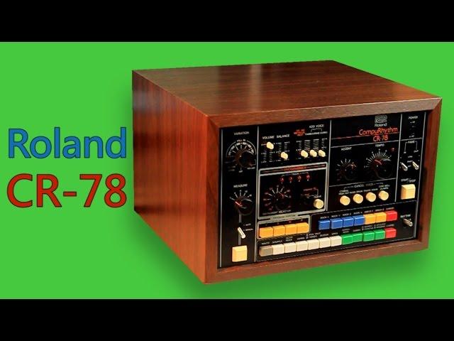 ROLAND CR-78 Analog Drum Machine 1978 | HD DEMO