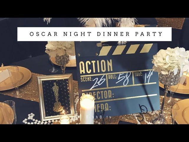 Oscar Night Dinner Party Ideas | Hollywood Glam