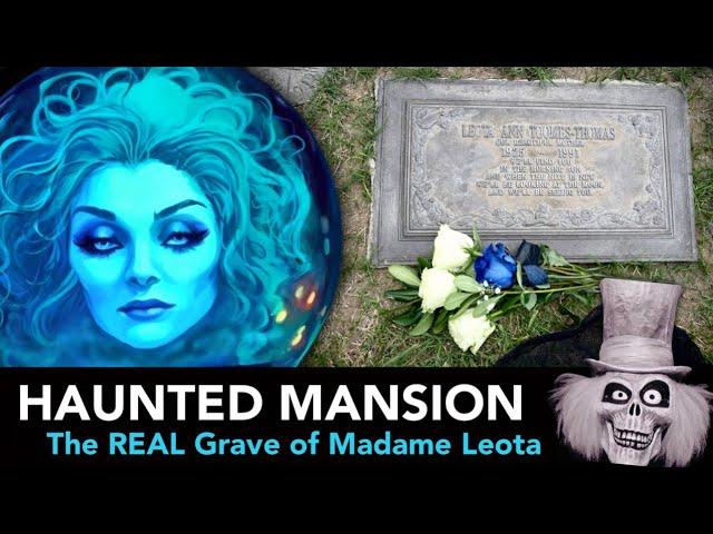 The REAL Grave of Madame Leota - Disney's Haunted Mansion   4K