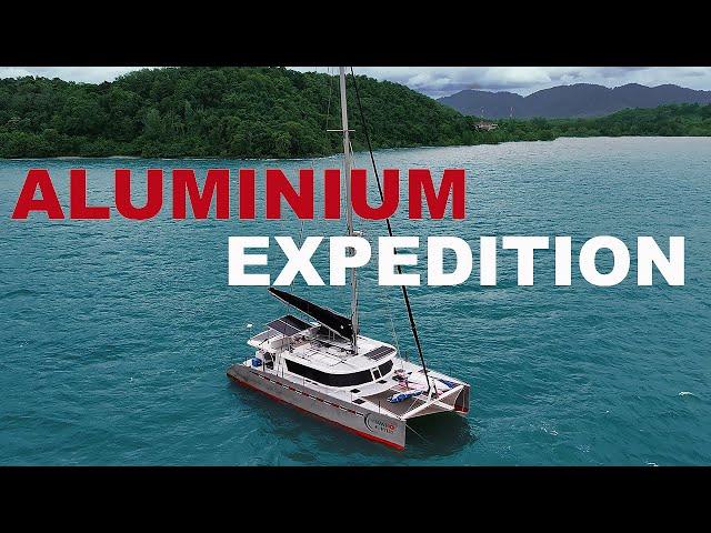 BOAT TOUR of our ALUMINIUM CATAMARAN