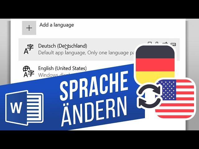 Sprache in Word ändern | Word-Spracheinstellungen ändern