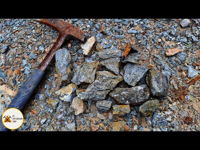 Highly Mineralized Rocks Laying All Over This New Logging Road!