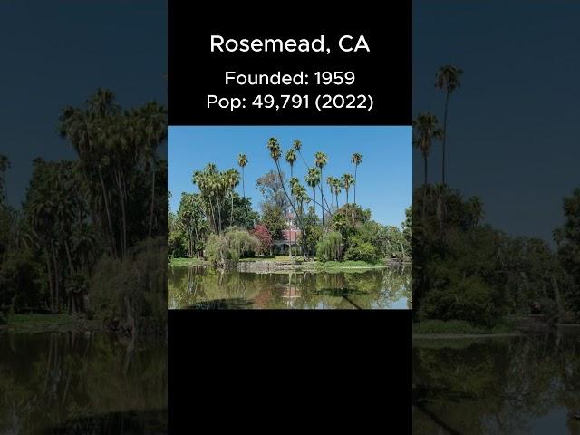 Random US Towns: Rosemead, CA #shorts