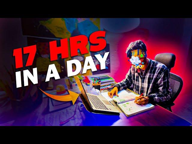 17 HOURS STUDY GRIND || Study Vlog #neet