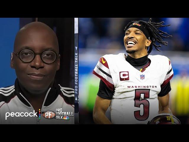 Commanders’ Jayden Daniels embracing offseason is ‘encouraging’ | Pro Football Talk | NFL on NBC