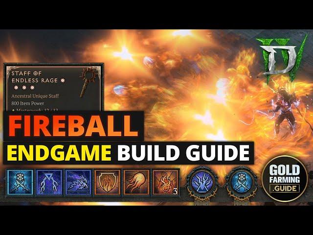 Fireball Sorcerer Build Guide: The Best Allround Sorc Build for Bosses & T100+ Pit Season 6 Diablo 4