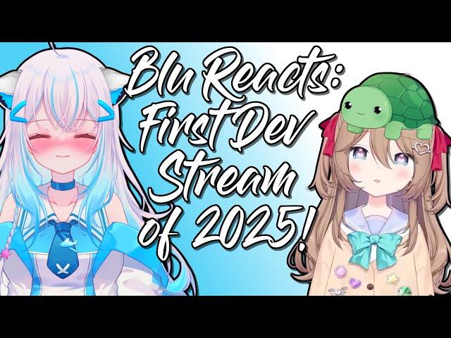 Blu Reacts To Vedal's First Dev Stream of 2025!