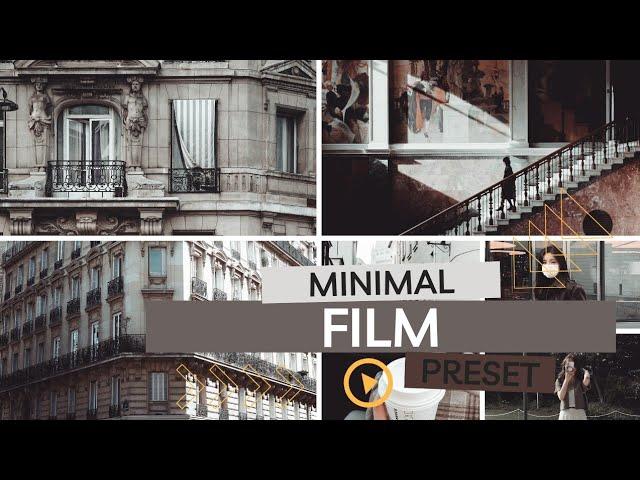 Minimal Film - Free Lightroom Preset | Free DNG | Lightroom Tutorial