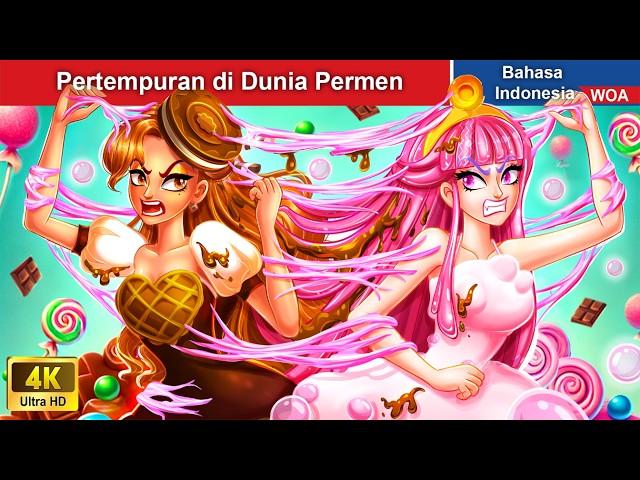 Pertempuran di Dunia Permen  Dongeng Bahasa Indonesia  WOA Indonesian Fairy Tales