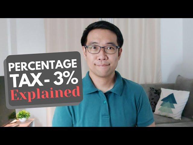 Percentage Tax in the Philippines Explained