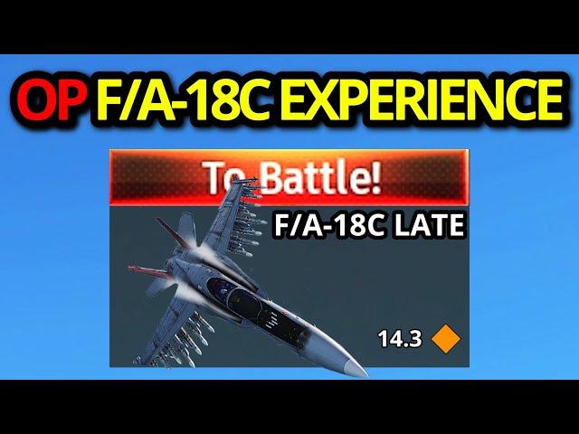 MY OP F/A-18C EXPERIENCE IS INSANE (War thunder dev server)