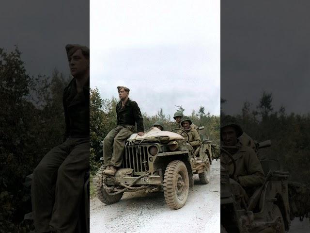 Captured German Hitches A Lift To Captivity #WW2
