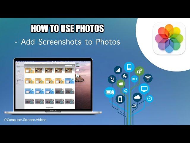 How to ADD Photos / Screenshots to Your Photo Library Application On a Mac - Basic Tutorial | New