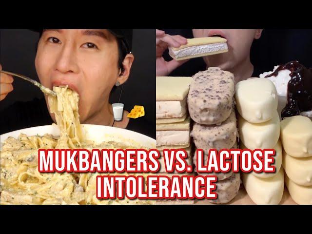 mukbangs that make you LACTOSE INTOLERANT