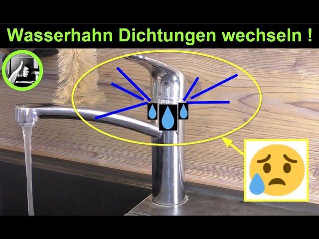 Einhandmischer undicht - Dichtung wechseln  Wasserhahn reparieren | Küchenarmatur reparieren #diy