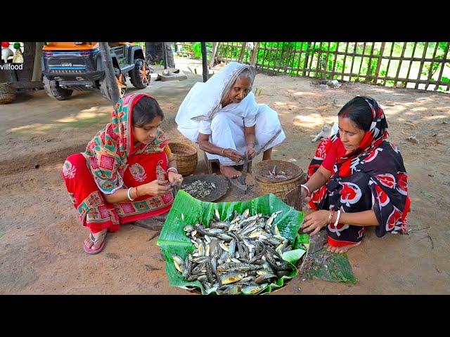 মাঠের তাজা চারা কৈ ল্যাঠা মাছের সেরা দুই রকমের মা ঠাকুমার হাতের রান্না | Small fish recipes villfood