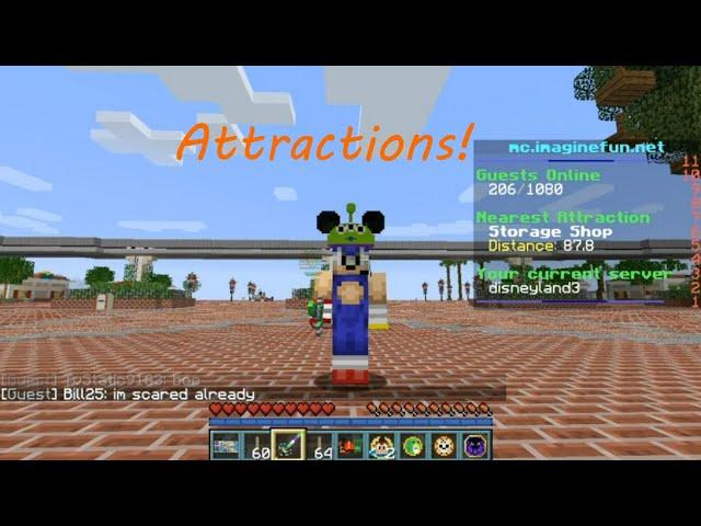 Minecraft ImagineeringFun: In-Construction Attractions