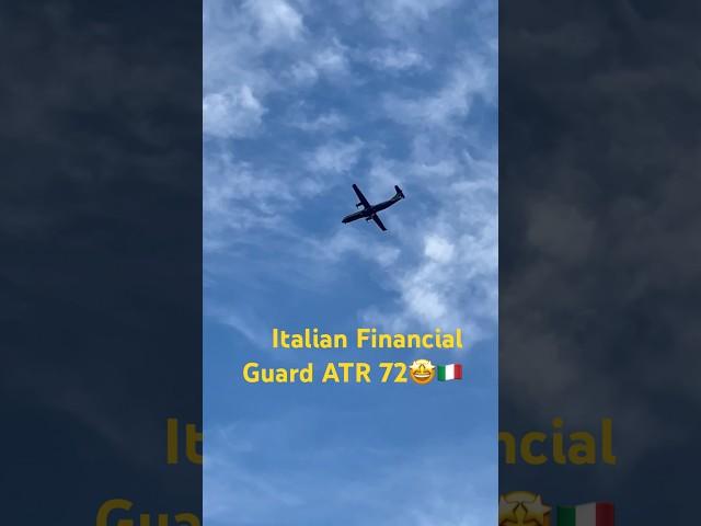 Guardia Di Finanza (Italian Financial Guard) ATR 72! #atr #atr72 #atr72600 #italy #aviation