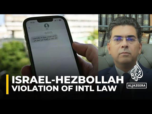 Israeli text warnings to civilians breach international law: Analysis