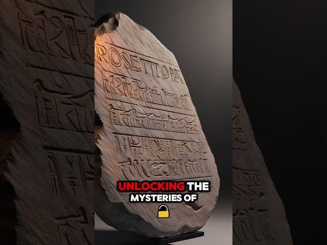 Decoding History: The Story of the Rosetta Stone #Egyptology #WorldHistory #AncientEgypt