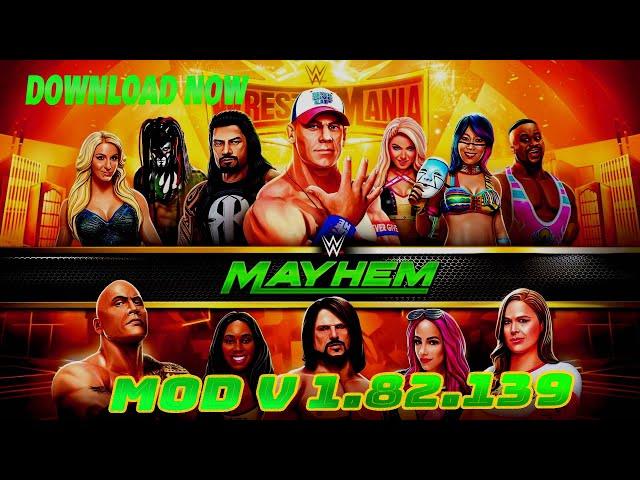 WWE Mayhem Mod 1.82.139 Apk LatestVersionl All Characters Unlocked Download Mediafire All Cleared