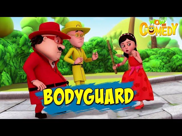 Motu Patlu- EP23B | Bodyguard | Funny Videos For Kids | Wow Kidz Comedy