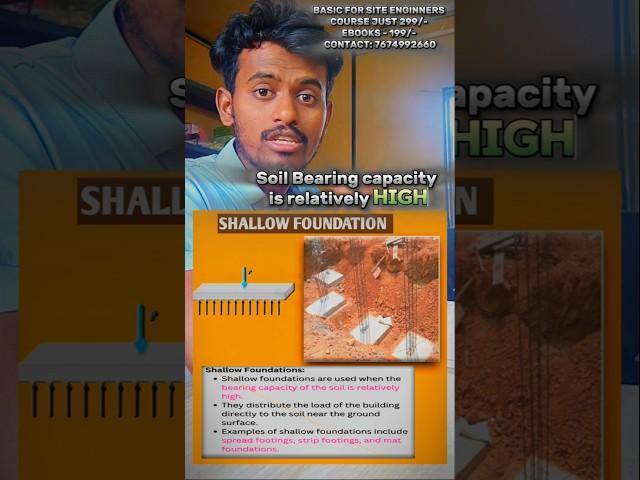 SHALLOW FOUNDATION Vs DEEP FOUNDATIONS ll SUBHASH KUNCHAPU CIVIL ENGINEER