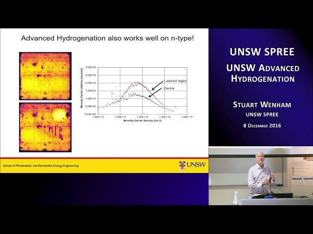 UNSW SPREE 201612-08C Stuart Wenham - UNSW Advanced Hydrogenation