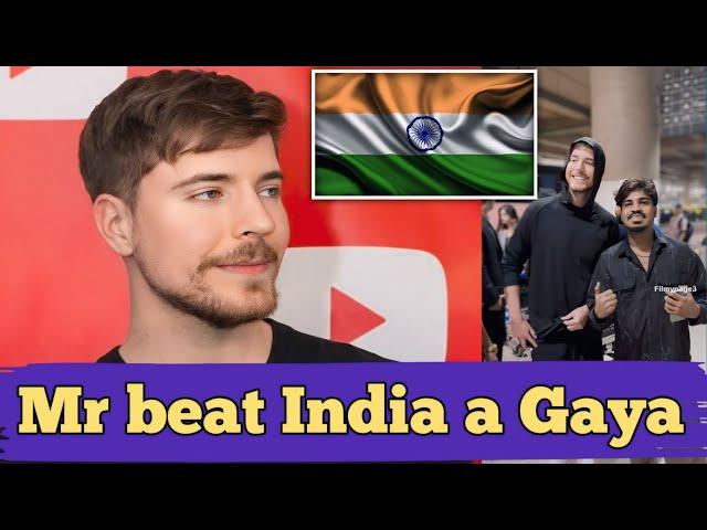 Mr beast welcome to India | India a Gaya Mr bean @MrBeast