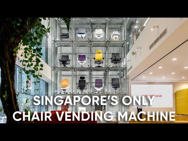 Singapore's First Chair Vending Machine