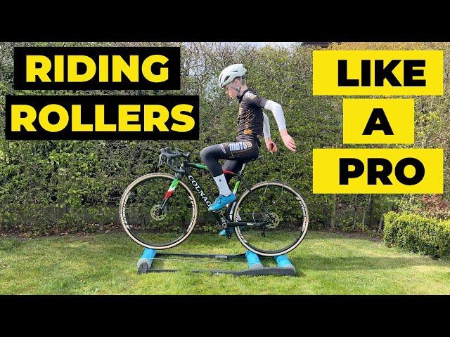 RIDING BIKE ROLLERS LIKE A PRO