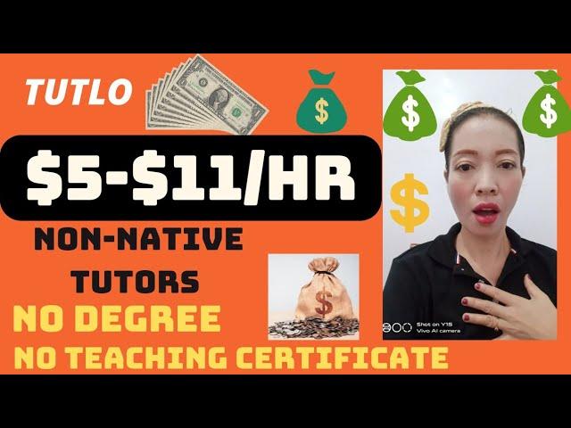 TEACH FROM HOME JOBS: $5-$11/HR:TUTLO Tutors:TUTLO REVIEWS