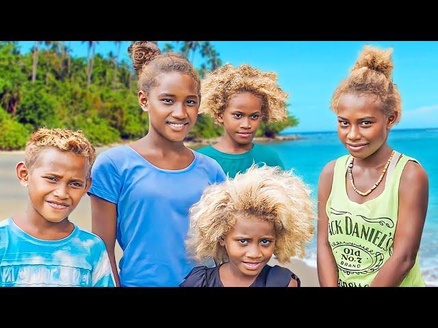 This Island Has Natural Blondes with Dark Skin