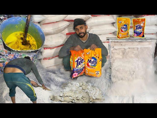 Amazing process of making washing powder! Industrial Secrets Revealed ! New Mass Production Video