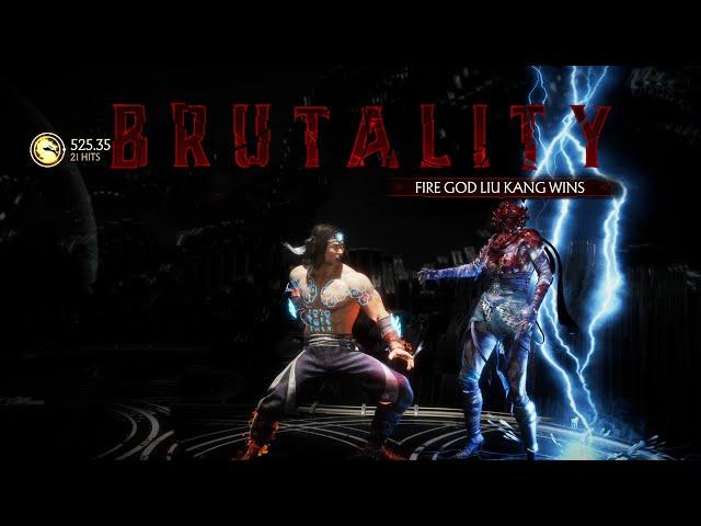 Fire God Liu Kang Combos (MKX Style)