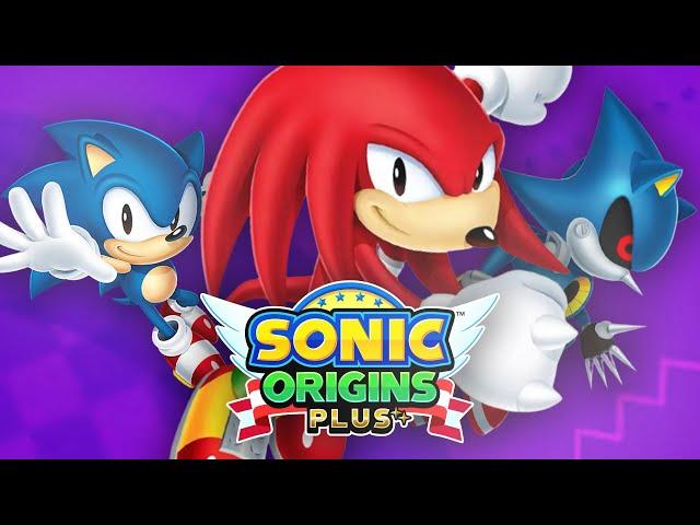 Knuckles in Sonic CD! - Sonic Origins Plus Good Ending Playthrough (4K)