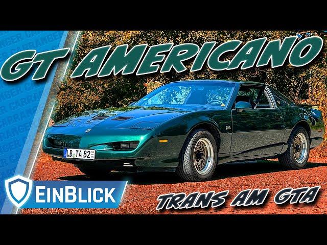 BESTES Coupé seiner Zeit? Pontiac Firebird Trans AM GTA (1992) - Mehr als KITT & eine Baby-Corvette