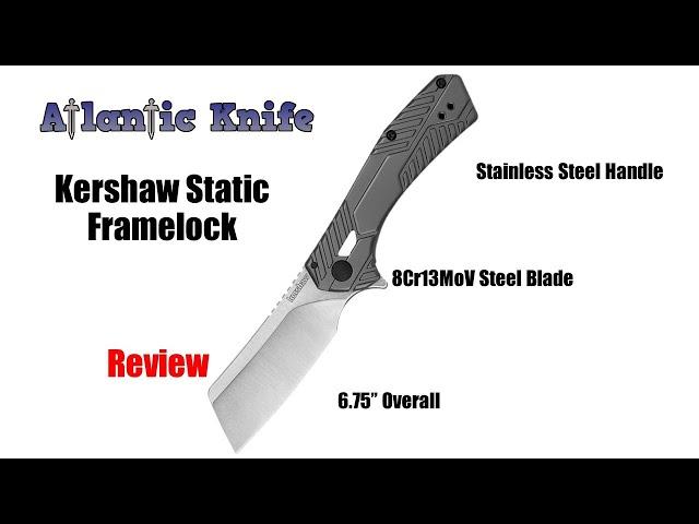 Kershaw Static Framelock Folding Knife Review | Atlantic Knife Reviews 2019