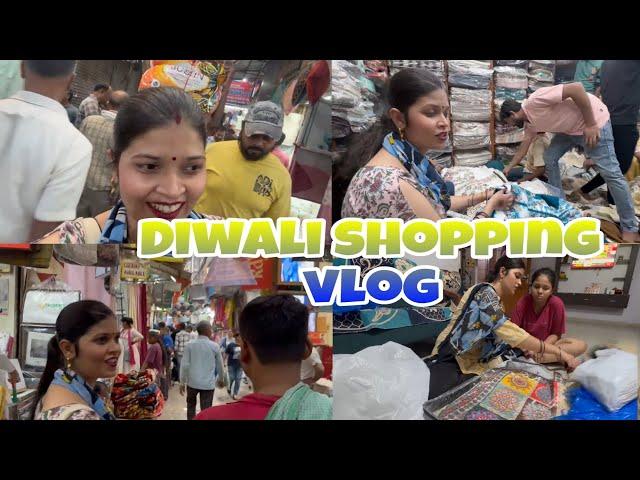 Diwali shopping vlog️, CLOTHE MARKET Fatehpuri Delhi️