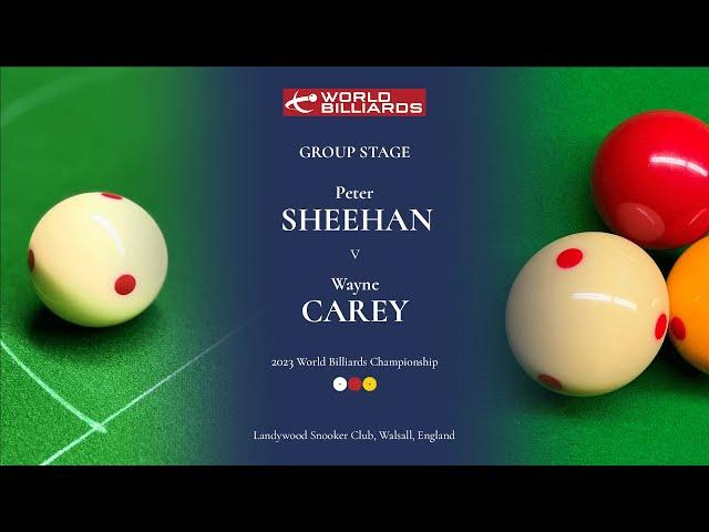 Peter Sheehan vs Wayne Carey | Group Stages | World Championships 2023