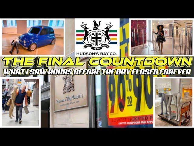 Gone Forever: My Walk Around Downtown Toronto's Flagship Hudson's Bay Store During Its Final Hours