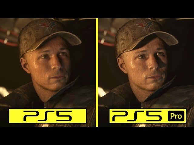 The Callisto Protocol PS5 vs PS5 Pro Performance Mode Graphics Comparison and Frame Rate Test