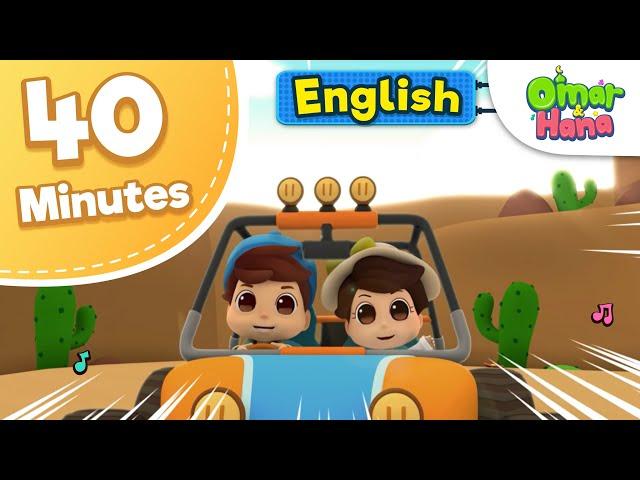 Omar & Hana | 40 minutes compilation | Islamic Cartoons