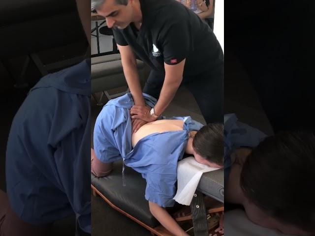 Super Duper Flexible Sacrum Adjustment @drrahim #shorts