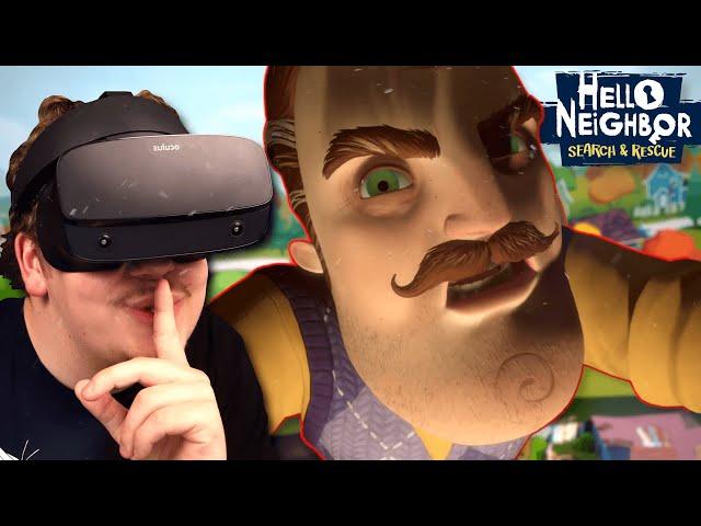 Pääsin NAAPURIN KATOLLE - HÄN EI TYKÄNNYT! | Hello Neighbor VR #2