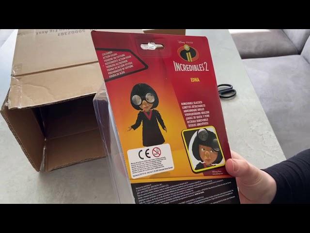 Disney Pixar The Incredibles Action Figure EDNA | Toy Unboxing | 77219 | 039897772196 | ToySeek