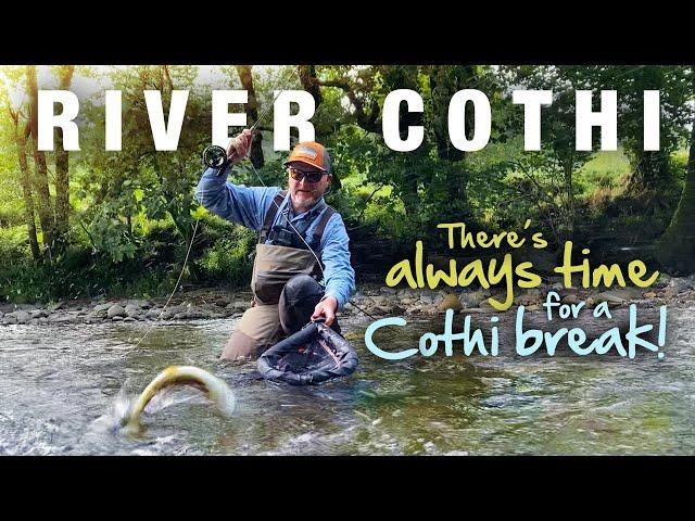 Fly-fishing on the crystal clear River Cothi – West Wales, UK, 2024