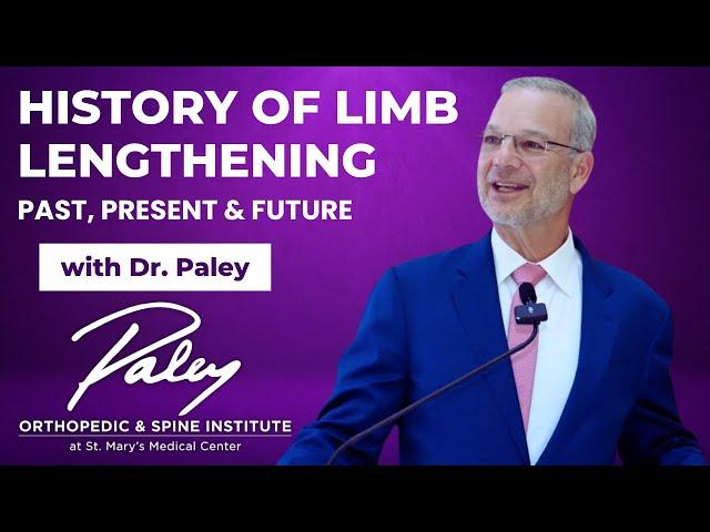 Interview with Dr. Paley on History of Limb Lengthening