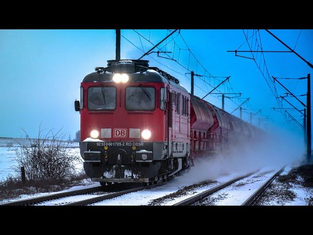 Tren de marfa DB Cargo Romania trece prin zona CET Suceava cu mecanici corecti - 06.02.2023